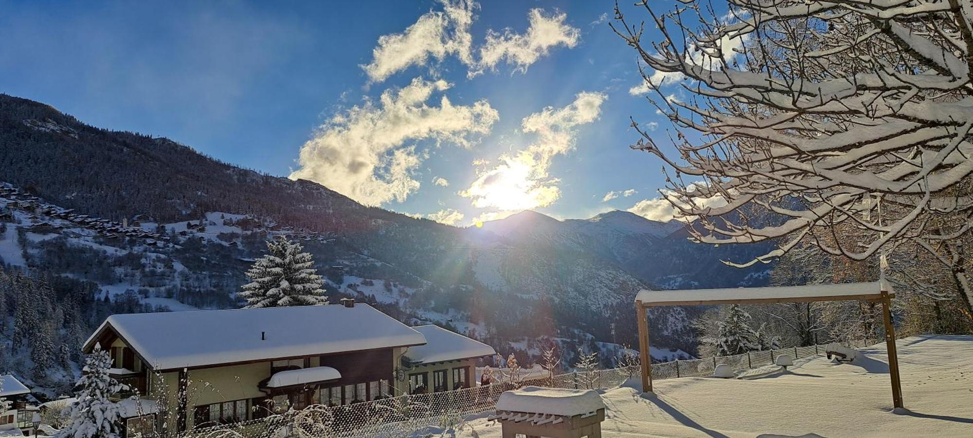 B&B Chalet Rustica Inden, Leukerbad Esterno foto